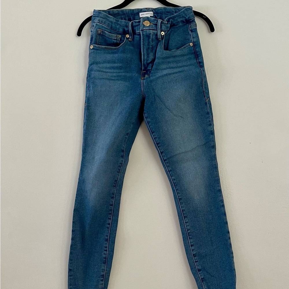 Good American Blue Skinny Jeans